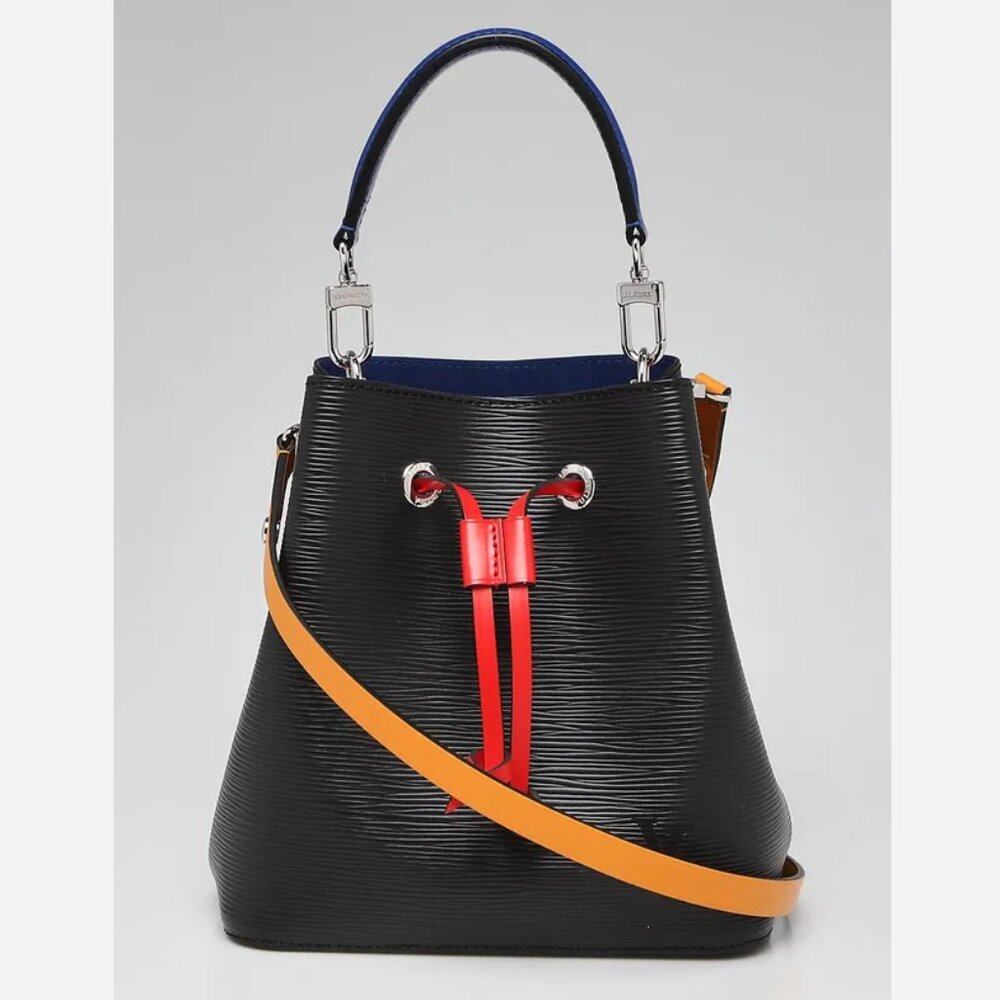 LV bag Noe Epi NeoNoe BB Black Safran shoulder crossbody handbag purse